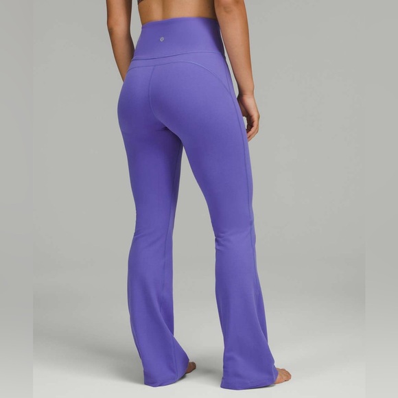 Lululemon Groove Super-High-Rise Flared Pant Nulu - Picture 1 of 5